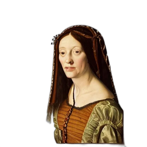 face, dress, jewelry, staff, photorealistic, oil painting, fantasy art, 3d render transparent PNG cut-out