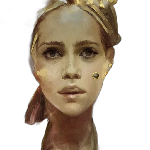 face, mask, crown, jewelry transparent PNG cut-out