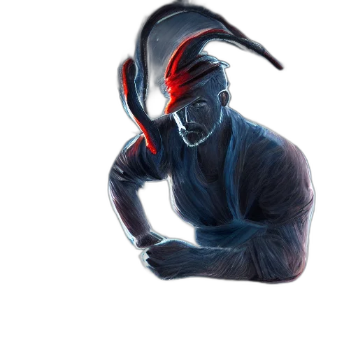 staff, mask, hat, robot transparent PNG cut-out