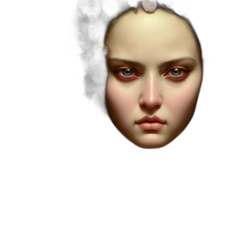 face, mask, crown, jewelry, 3d render, photorealistic, pixel art, fantasy art transparent PNG cut-out