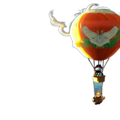 concept art, fantasy art, pixel art, 3d render transparent PNG cut-out