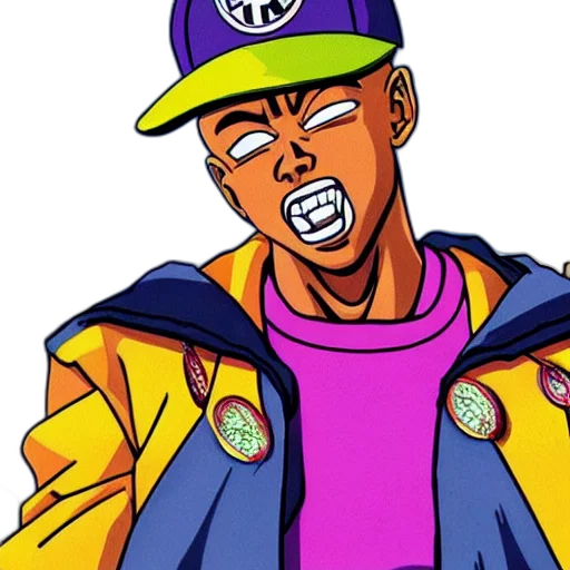 jacket, face, cartoon, comic book art transparent PNG cut-out