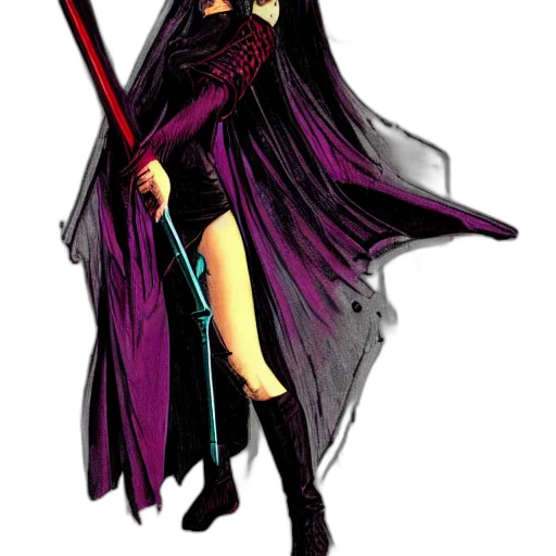 staff, umbrella, comic book art, concept art transparent PNG cut-out