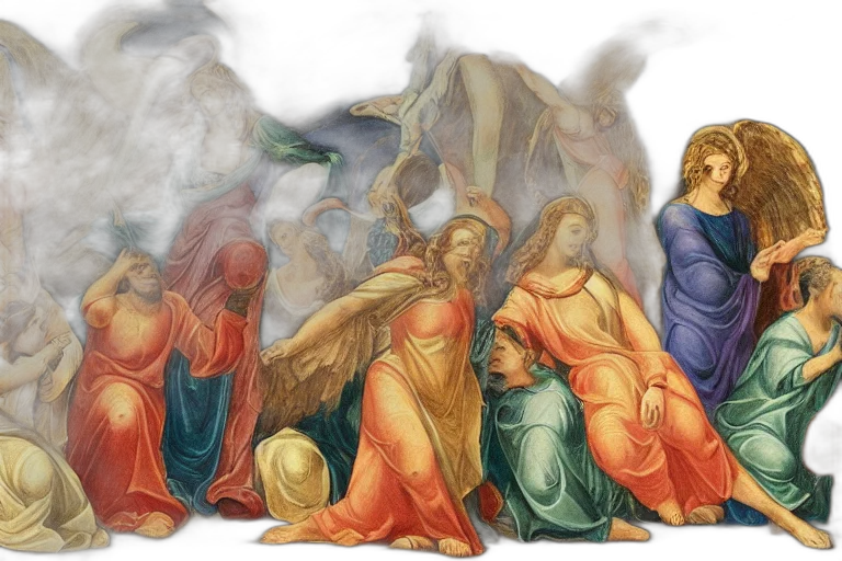 concept art, fantasy art, watercolor, photorealistic transparent PNG cut-out