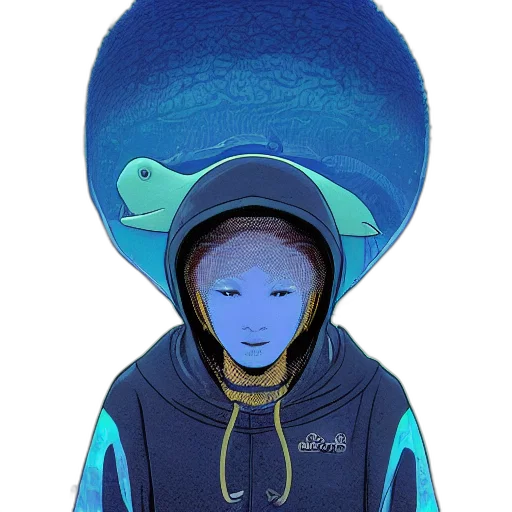 jacket, mask, staff, hat transparent PNG cut-out