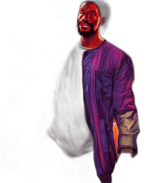 jacket, face, creature, mask transparent PNG cut-out