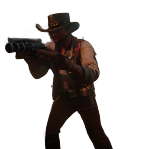 weapon, staff, hat, animal, concept art, 3d render, pixel art, photorealistic transparent PNG cut-out