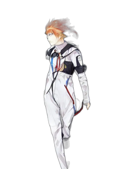 jacket, staff, dress, robot transparent PNG cut-out