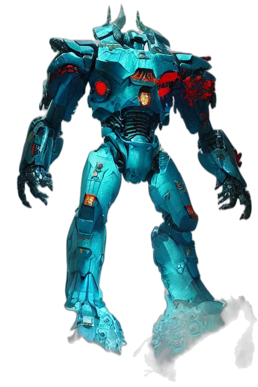 robot, concept art, 3d render, fantasy art transparent PNG cut-out