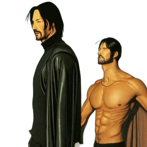 comic book art, concept art, fantasy art, photorealistic transparent PNG cut-out
