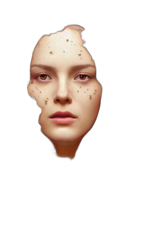 face, mask, crown, robot transparent PNG cut-out