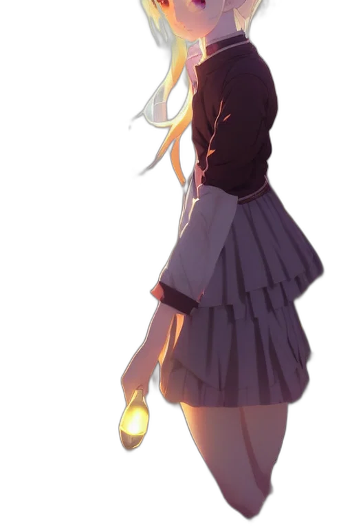 dress, staff, weapon, mask transparent PNG cut-out