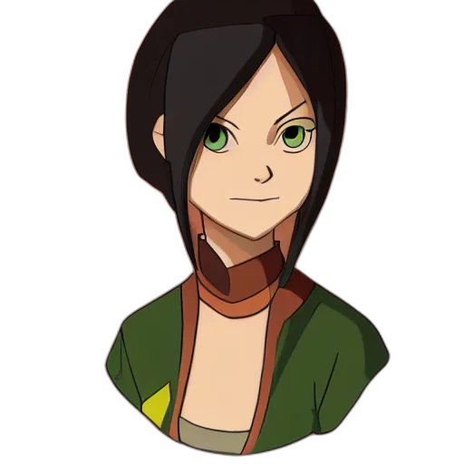 staff, face, anime, cartoon, pixel art, fantasy art, earth tones, green transparent PNG cut-out