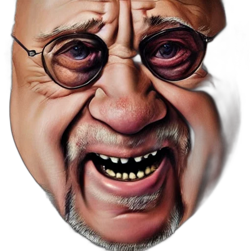 face, mask, creature, staff, photorealistic, 3d render, concept art, cartoon transparent PNG cut-out