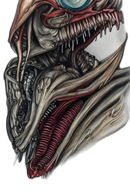 dragon, mask, creature, face, concept art, fantasy art, photorealistic, comic book art transparent PNG cut-out
