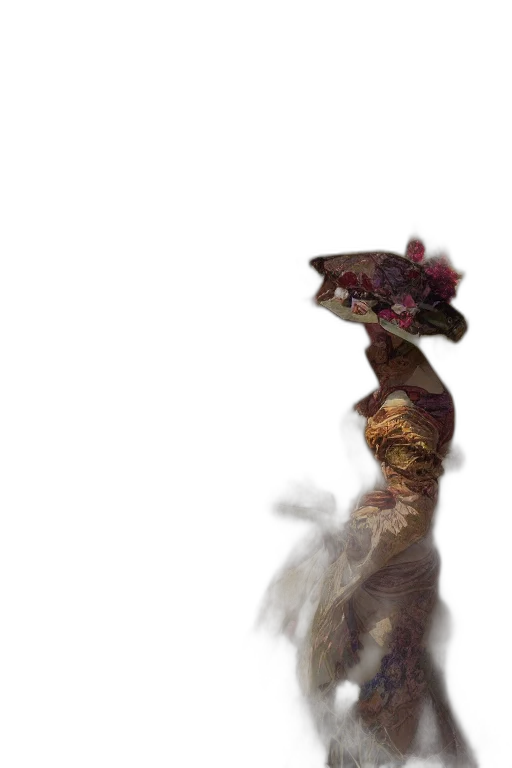 hat, crown, staff, hair, 3d render, photorealistic, concept art, fantasy art transparent PNG cut-out