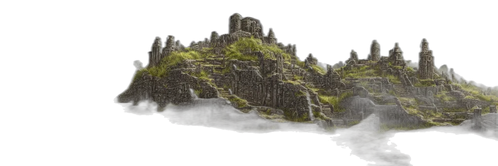 crown, concept art, fantasy art, 3d render, photorealistic, fog, rain, low transparent PNG cut-out