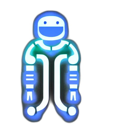 robot, pixel art, 3d render, concept art transparent PNG cut-out