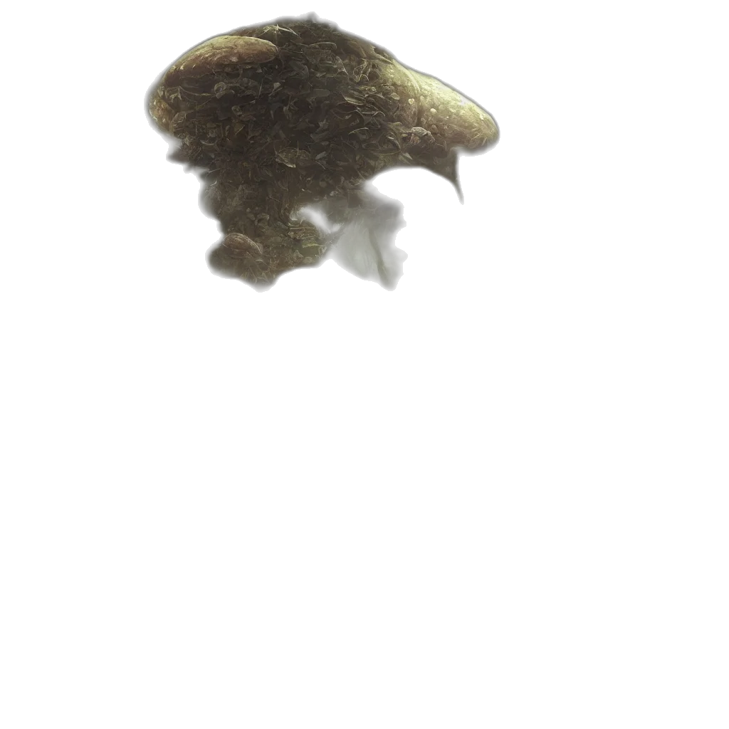 hat, crown, hair, food, 3d render, photorealistic, concept art, bio transparent PNG cut-out