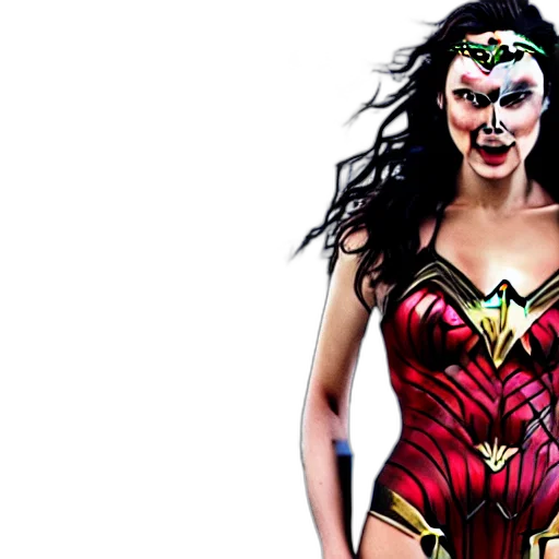 comic book art, photo, gal, gadot transparent PNG cut-out