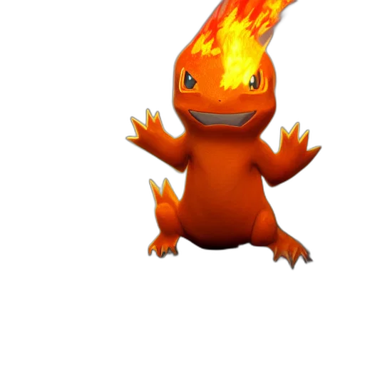 dragon, creature, animal, staff, 3d render, concept art, pixel art, fantasy art transparent PNG cut-out