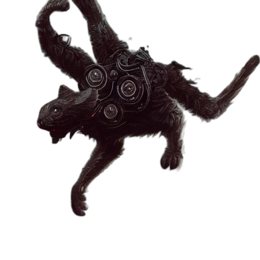 creature, animal, dragon, mask, concept art, photorealistic, fantasy art, 3d render transparent PNG cut-out