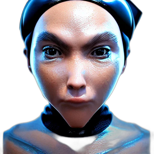 robot, face, mask, staff transparent PNG cut-out