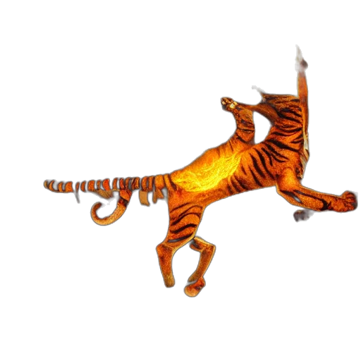 animal, dragon, creature, staff, 3d render, concept art, fantasy art, pixel art transparent PNG cut-out