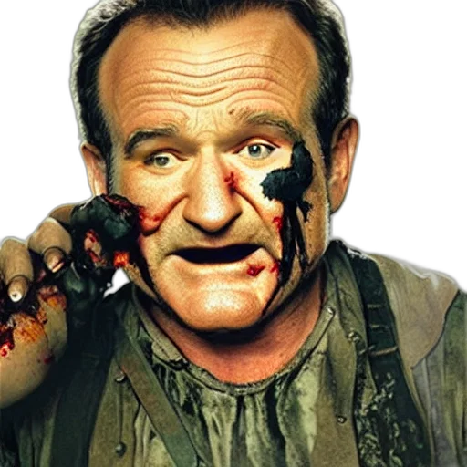 face, staff, zombie, robin, williams transparent PNG cut-out