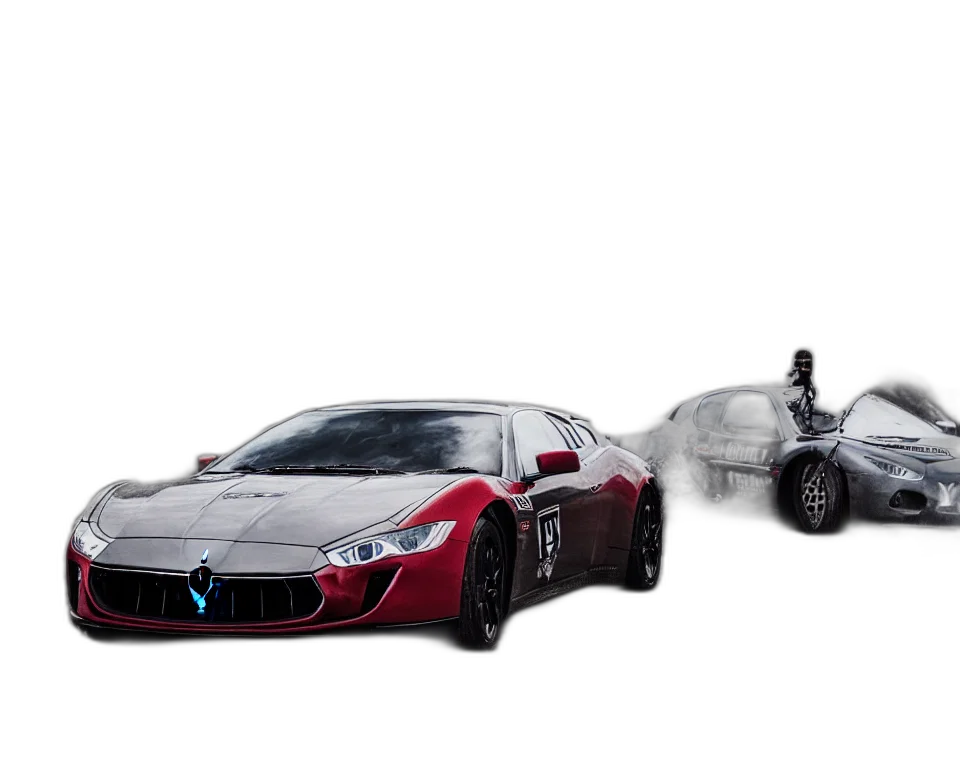 car, 3d render, concept art, photorealistic transparent PNG cut-out