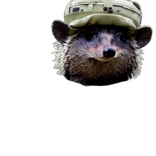 hat, animal, creature, staff, photorealistic, 3d render, concept art, pixel art transparent PNG cut-out