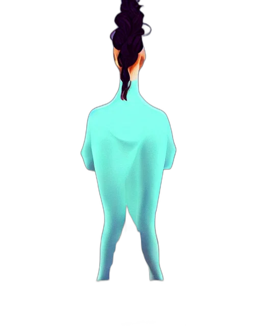 dress, jacket, hair, jewelry transparent PNG cut-out