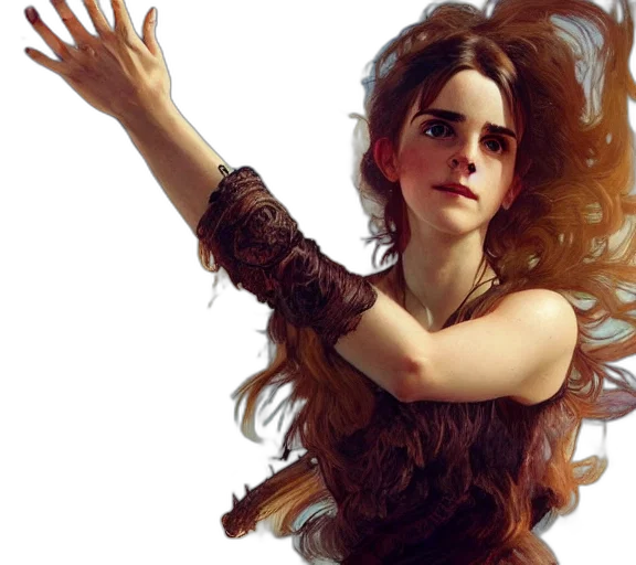 dress, hair, fantasy art, concept art transparent PNG cut-out