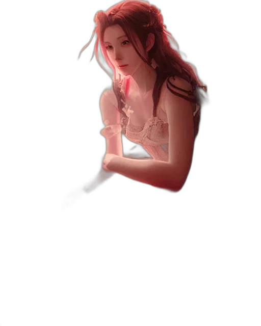 face, mask, dress, jewelry transparent PNG cut-out