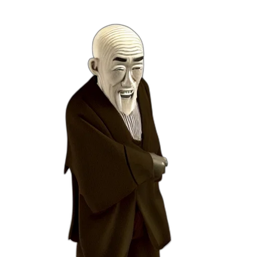 staff, mask, jacket, face, concept art, cartoon, comic book art, pixel art transparent PNG cut-out