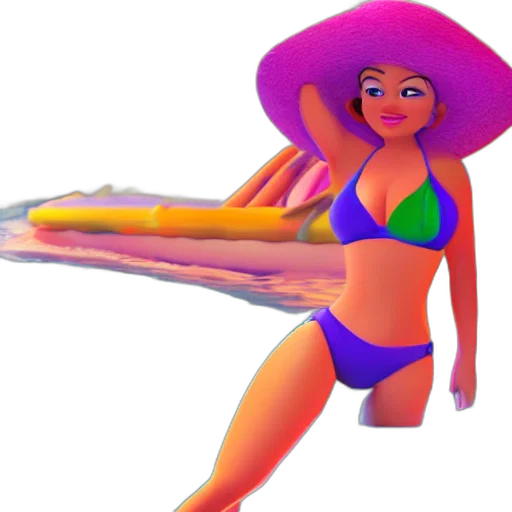 umbrella, staff, hat, weapon transparent PNG cut-out