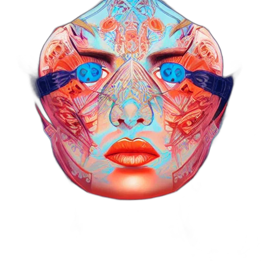 mask, face, jewelry, crown transparent PNG cut-out