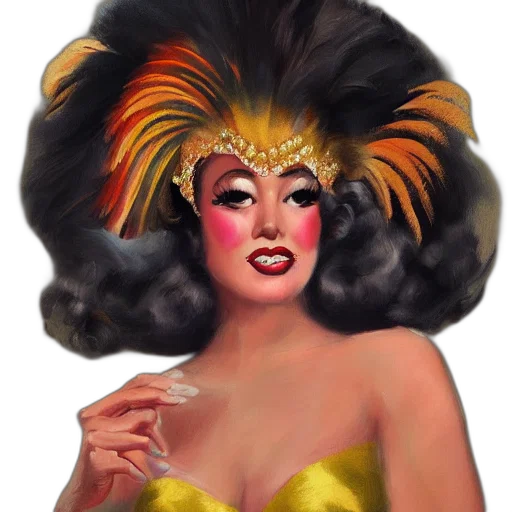 crown, hair, hat, mask transparent PNG cut-out