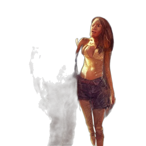 dress, concept art, photorealistic, pixel art transparent PNG cut-out