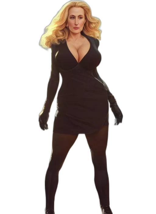 dress, concept art, cartoon, comic book art transparent PNG cut-out