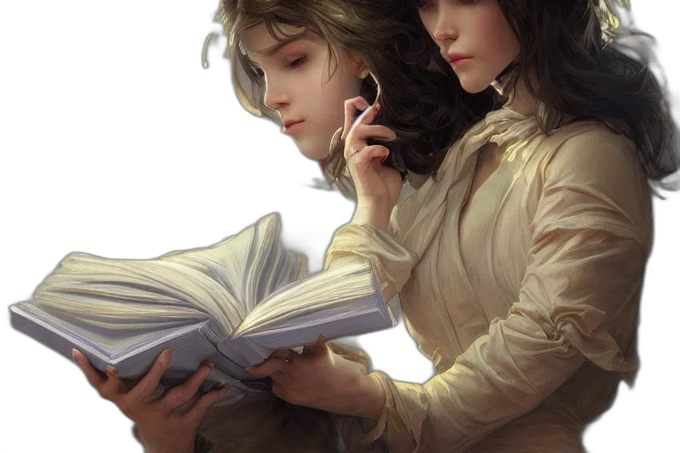 fantasy art, photorealistic, oil painting, concept art transparent PNG cut-out