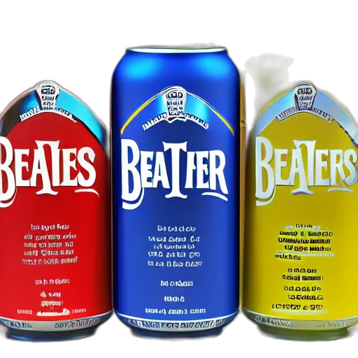 bottle, 3d render, render, blender, advertisement, beatles, soda, pasted transparent PNG cut-out