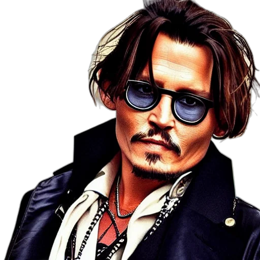 jacket, face, photorealistic, cartoon transparent PNG cut-out