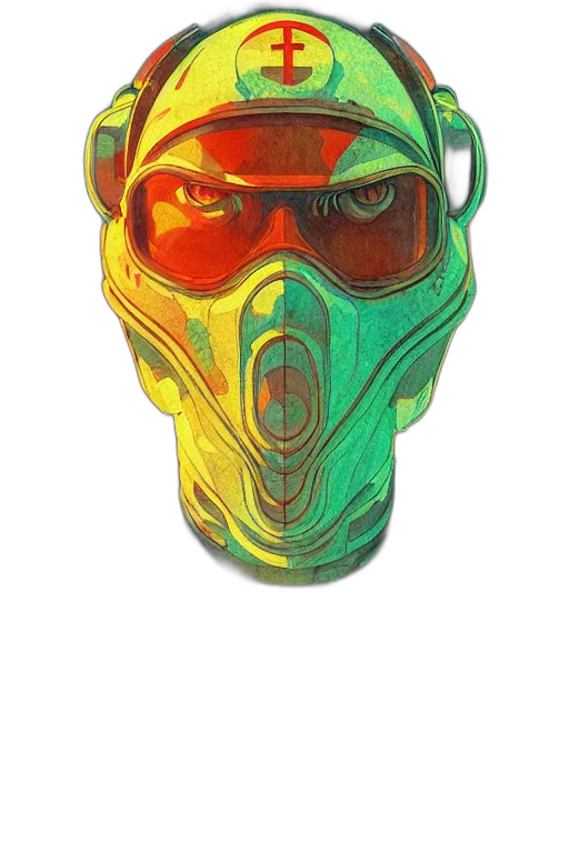 mask, face, robot, weapon transparent PNG cut-out