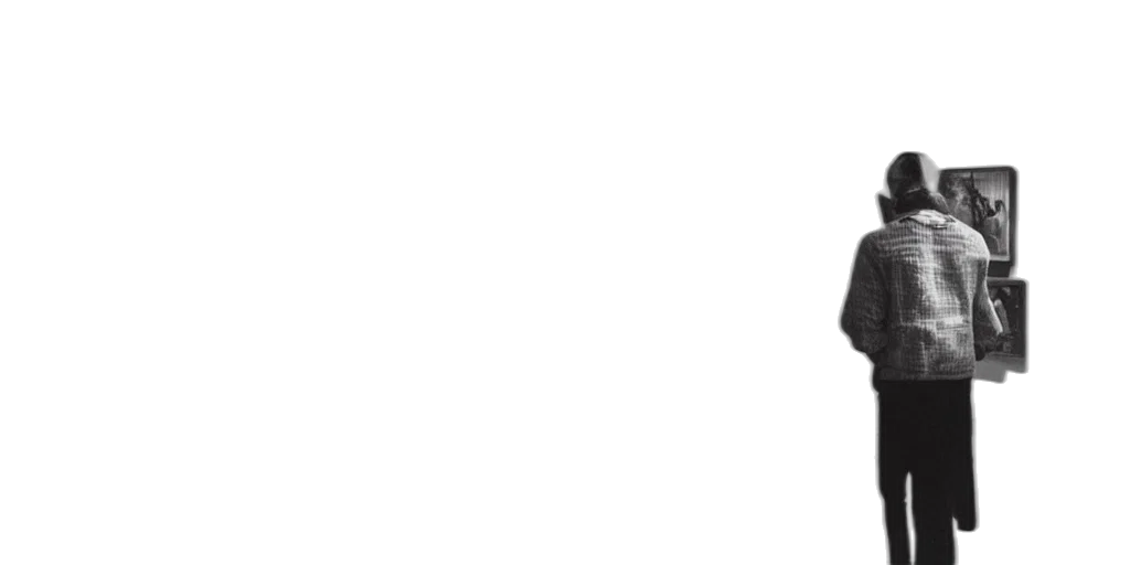staff, shoes, monochrome, marcel transparent PNG cut-out