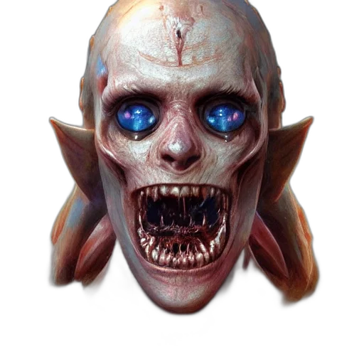 mask, face, creature, staff transparent PNG cut-out