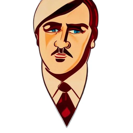 face, staff, cartoon, comic book art transparent PNG cut-out