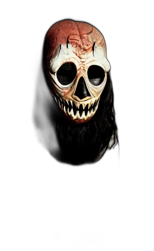 mask, face, creature, hair transparent PNG cut-out