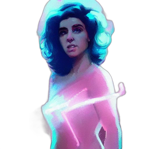 dress, creature, face, robot transparent PNG cut-out