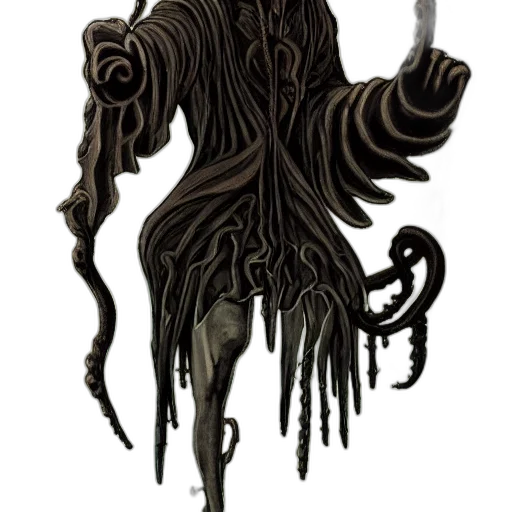 creature, staff, hair, mask, concept art, fantasy art, pixel art, comic book art transparent PNG cut-out